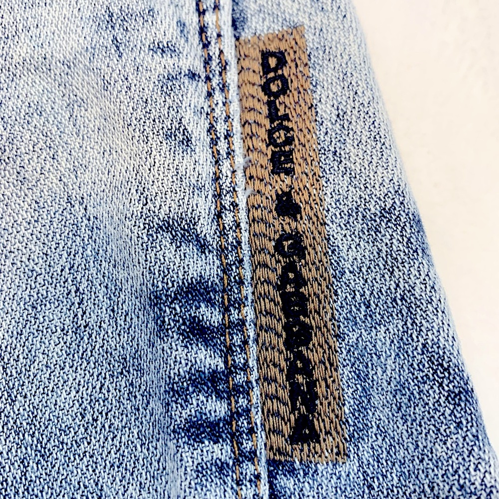 Dolce & Gabbana Blue Wash Denim women’s jeans Size IT-48 US-12 waist 32-33 - Picture 12 of 16